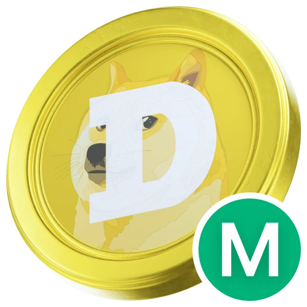 How high will Dogecoin get in February? prediction market