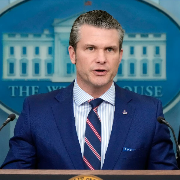 What will Pete Hegseth say during the Iran Press Briefing? prediction market