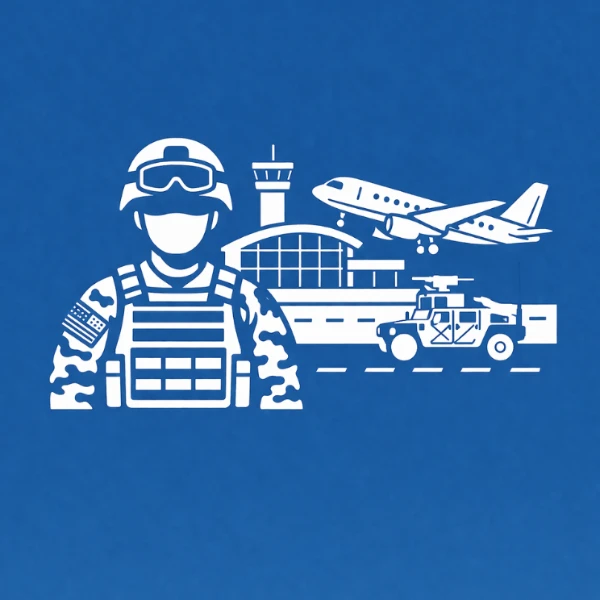 Will the National Guard be deployed to a commercial airport?
