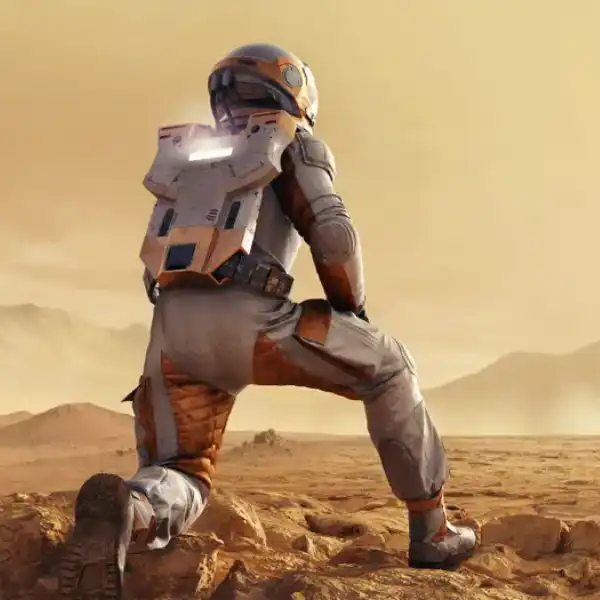 Will a humanoid robot walk on Mars before a human does? prediction market