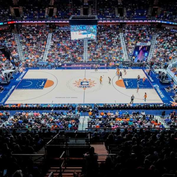 What will the announcers say during Fever vs Sparks