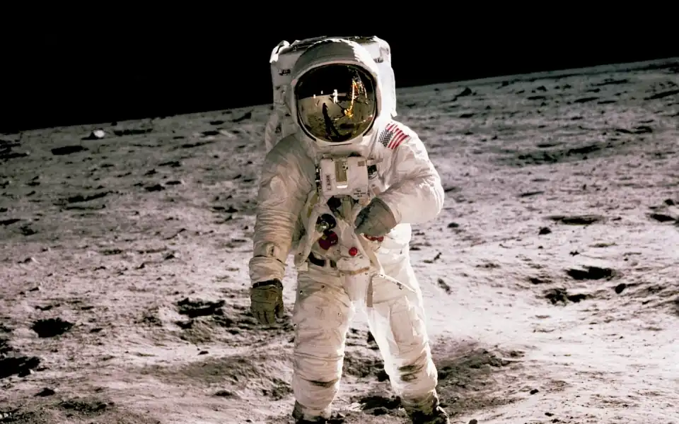 NASA lands on the moon? image